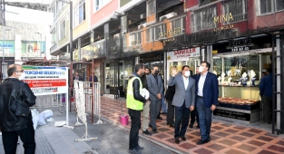 Tüfenkci ve Gürkan, Kuyumcular Çarşısını Gezdi