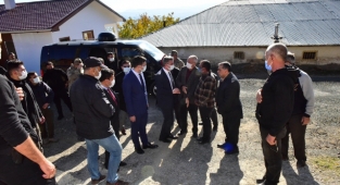 Vali Baruş, Deprem Bölgesinde İncelemede Bulundu