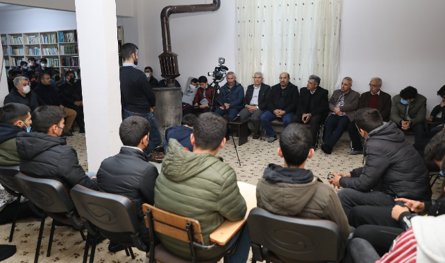 Başkan Güder, Hatunsuyu’ndaki Gençlerle Buluştu