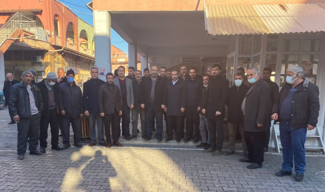 Başkan Kahveci, Yeni Şire Pazarı Esnafını Ziyaret Etti