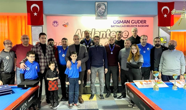 Battalgazi’deki Bilardo Şampiyonası Sona Erdi
