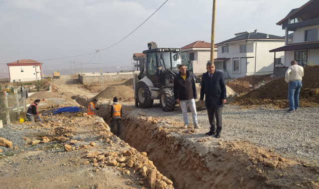 İkizce’ye İçmesuyu Hattı Yapıyor