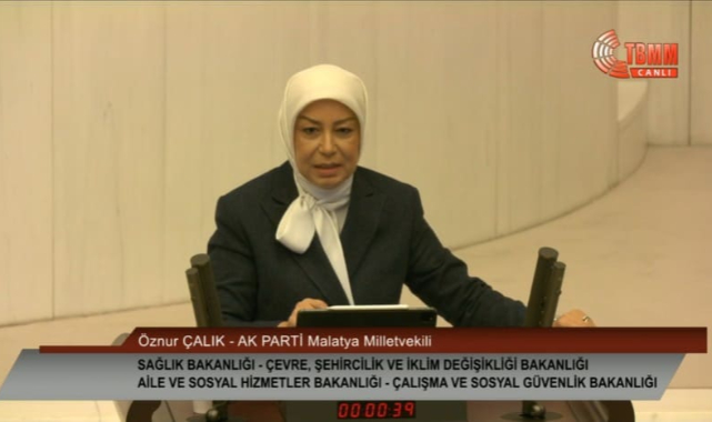 Milletvekili Çalık, Meclis Genel Kurulunda Konuştu