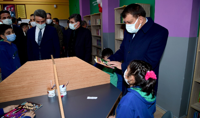 Türkiyem Ortaokulunda Kütüphane Açıldı