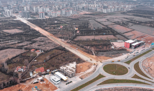 Başkan Gürkan, 35 Metrelik Yol Çalışmalarını İnceledi