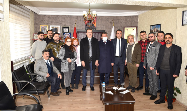 Başkan Gürkan, Berberler ve Kuaförler Odası’nı Ziyaret Etti 