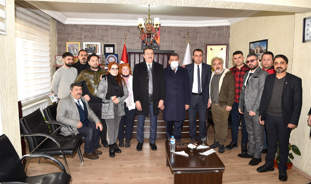 Başkan Gürkan, Berberler ve Kuaförler Odası’nı Ziyaret Etti