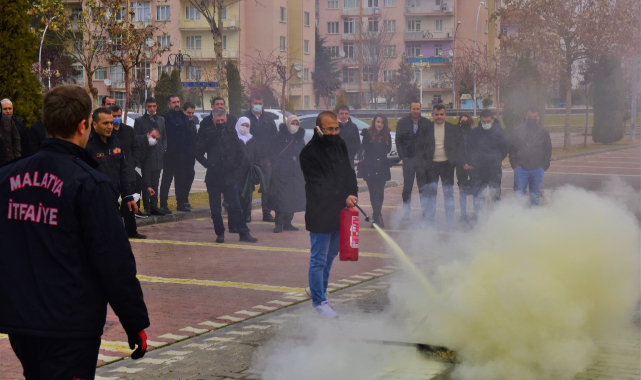 BELSOS Personellerine Yangın Eğitimi Verildi