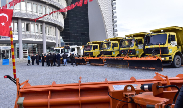 Büyükşehir Belediyesi Karla Mücadele İçin Hazır