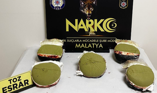 Malatya Polisi, Yine Uyuşturucu Tacirlerini Enseledi