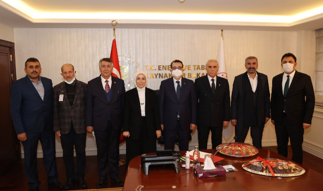 Milletvekili Çalık ve Beraberindeki Heyet, Bakan Dönmez’i Ziyaret Etti