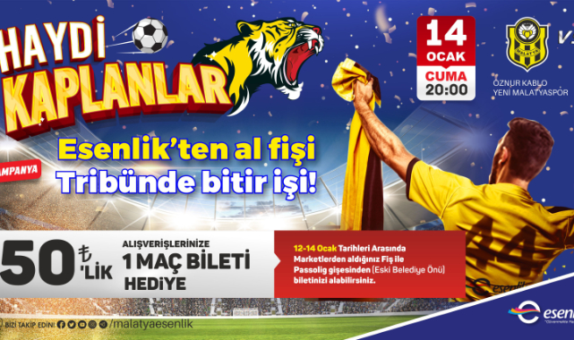 Yeni Malatyaspor’a Esenlik’ten Tam Destek