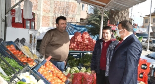 Başkan Gürkan, Dilek Mahallesini Ziyaret Etti