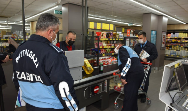 Battalgazi’de Marketlere KDV Denetimi Yapıldı