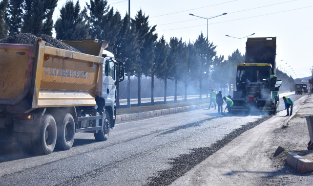 Eski Malatya Yolu Asfaltlanıyor
