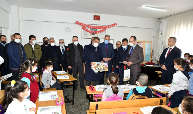 Gürkan, Hacı İbrahim Işık İlkokulunu Ziyaret Etti