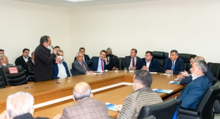 MASKİ Genel Müdürü Mert, Pütürge’de Muhtarlarla Biraraya Geldi