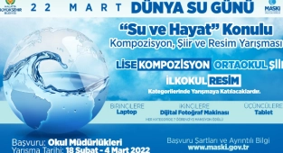 MASKİ, “Su ve Hayat” Konulu Yarışma Düzenliyor
