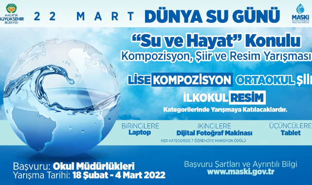 MASKİ, “Su ve Hayat” Konulu Yarışma Düzenliyor