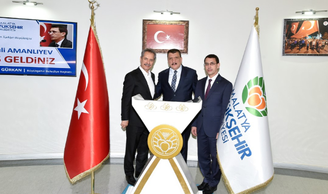 Türkmenistan Büyükelçisi, Gürkan' Ziyaret Etti