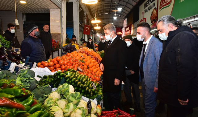 Vali Baruş, Esnafların Sorun Dinledi