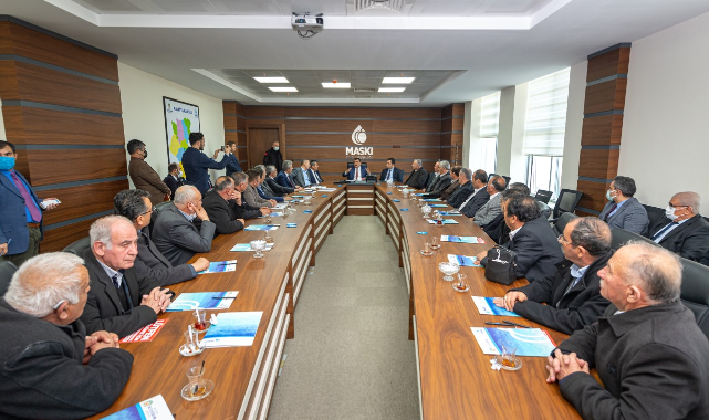 Başkan Gürkan, Kuluncak'ta Muhtarlarla Bir Araya Geldi