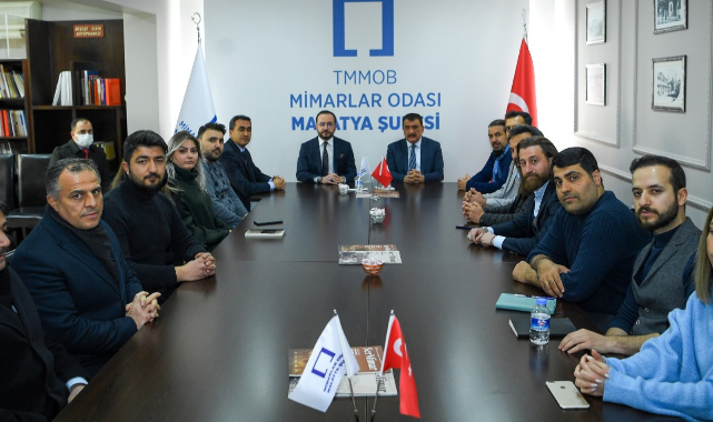 Başkan Gürkan, Mimarlar Odası Malatya Şubesini Ziyaret Etti