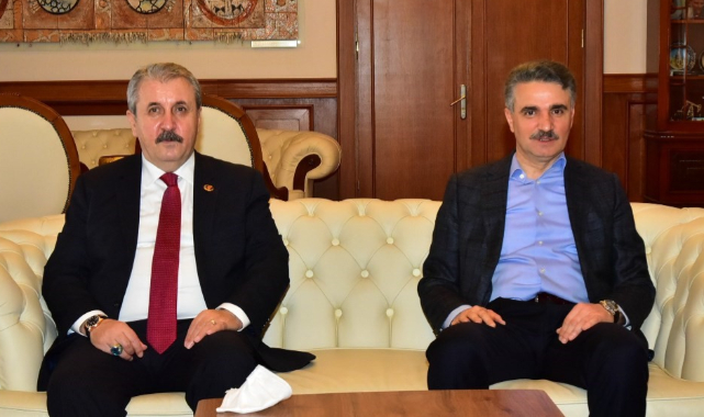 BBP Genel Başkanı Destici, Vali Baruş’u Ziyaret Etti