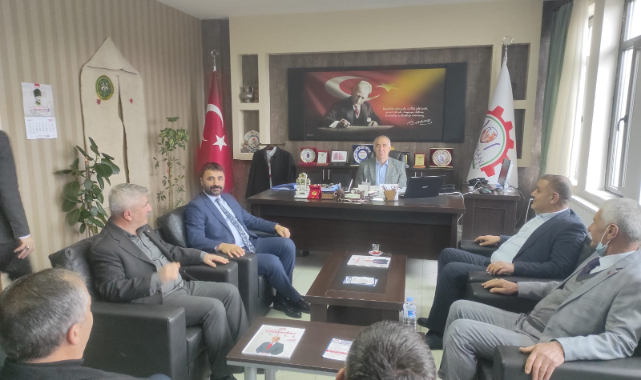 MHP İl Başkanı Samanlı, Hekimhan Belediye Başkanı Karadağ’ı Ziyaret Etti