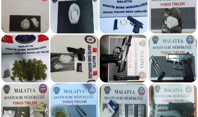 Polis, Malatya'nın Huzur ve Güveni İçin Çalışıyor