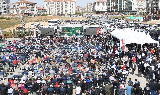 100. Yıl Kent Parkı Temel Atma Töreni Yapıldı