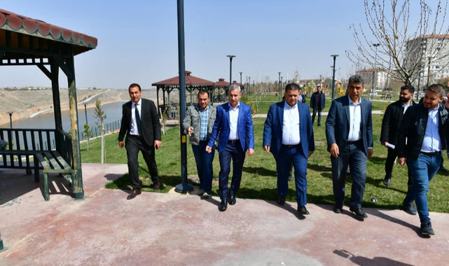 Başkan Çınar, Beylerderesi Şehir Parkında ki Çalışmaları İnceledi