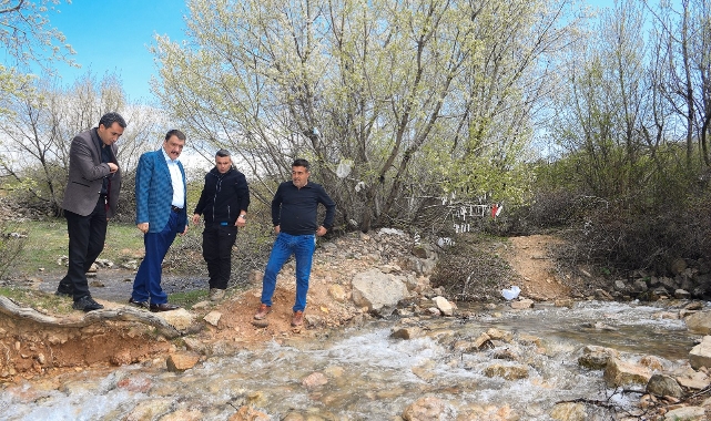 Başkan Gürkan, Horata Suyunun Çıktığı Kaynakta İncelemelerde Bulundu