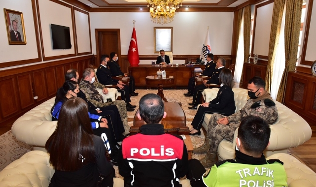 Emniyet Teşkilatı, Vali Baruş’u Ziyaret Etti