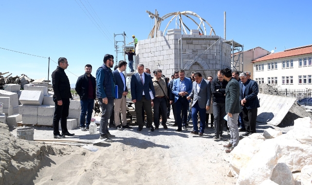 Usta Şagirt Kümbetindeki Restorasyon Devam Ediyor