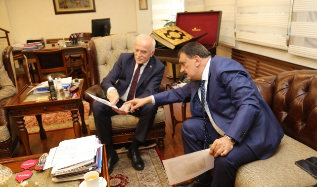 Başkan Gürkan, Vakıflar Genel Müdürü Ersoy İle Görüştü