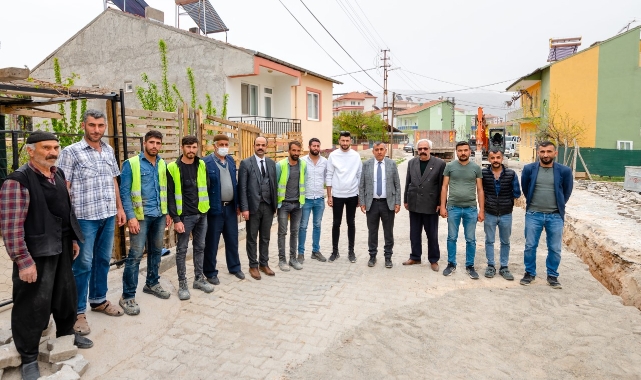 Hanımınçiftliği’nde İçme Suyu Hattı Çalışmaları Devam Ediyor