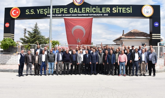 Sadıkoğlu, Yeşiltepe Galericiler Sitesi Esnafıyla Bir Araya Geldi