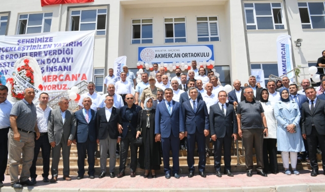 Akçadağ Akmercan Ortaokulunun Açılışı Yapıldı