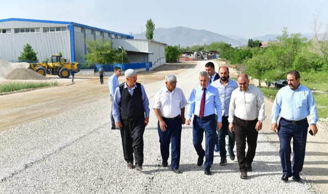 Başkan Çınar, Yol Düzenleme Çalışmalarını İnceledi