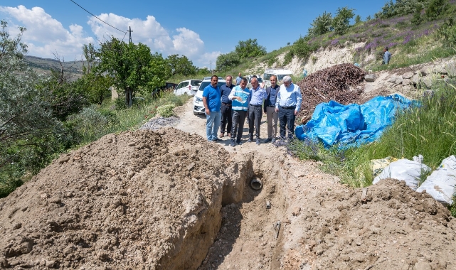 Mert, Gürkaynak’ta Yapılan Altyapı Çalışmalarını Yerinde İnceledi