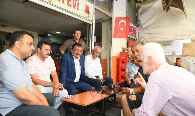 Başkan Gürkan, Esnaf Ziyaretlerine Devam Ediyor