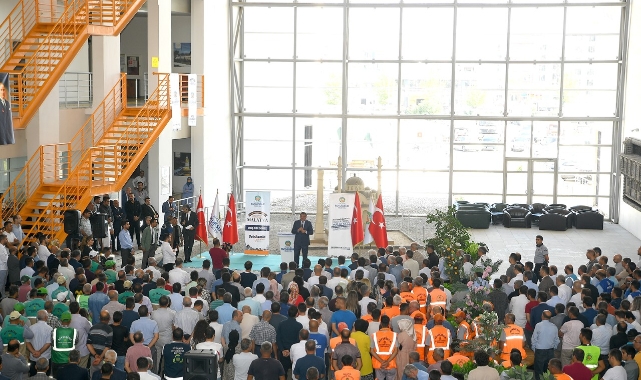 Başkan Gürkan, Personelle Bayramlaştı