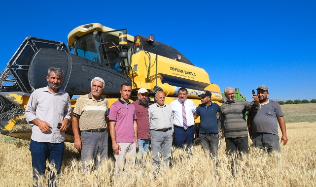Çiftçilere Dağıtılan Tohumlar Hasat Ediliyor