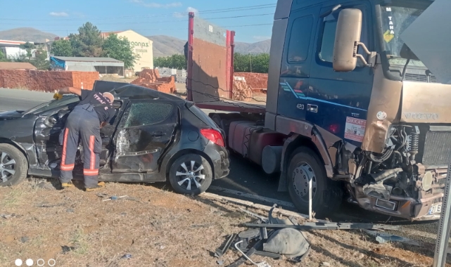 Malatya’da Meydana Gelen Trafik Kazasında 1 Kişi Yaralandı