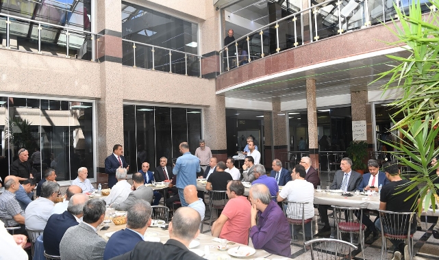 Başkan Gürkan, İnönü Kapalı Çarşı Esnafıyla Bir Araya Geldi