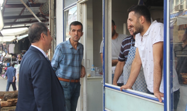 Baştürk, Esnaf Ziyaretlerinde Bulundu