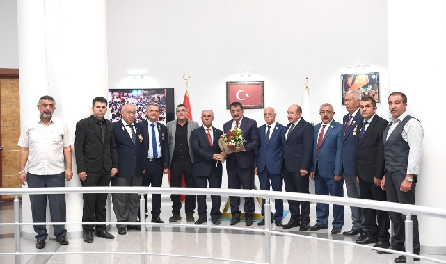 Gazi Dernekleri, Başkan Gürkan’ı Ziyaret Etti