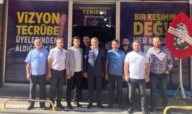 YMS Başkanı Yaman’dan Sadıkoğlu’nun Seçim Ofisine Ziyaret