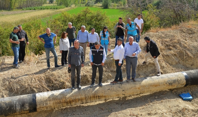 3 Yılda 697 Bin Metrelik Sulama Hattı Yapıldı
